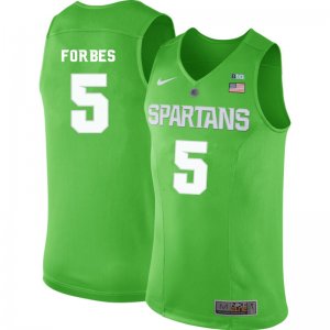 Men Michigan State Spartans NCAA #5 Bryn Forbes Green Authentic Nike 2019-20 Stitched College Basketball Jersey WH32C60ND